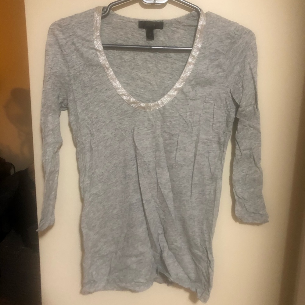 J crew 3 quarter inch sleeve top